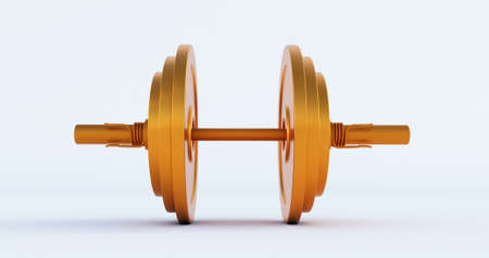 gold five 5 percent number with Black cubes percentages fly on a orange background. 3d renderの写真素材