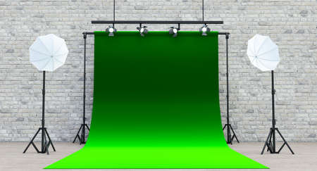 Red royal chair on a red carpet background with barriers, Red royal chair on a dark background...