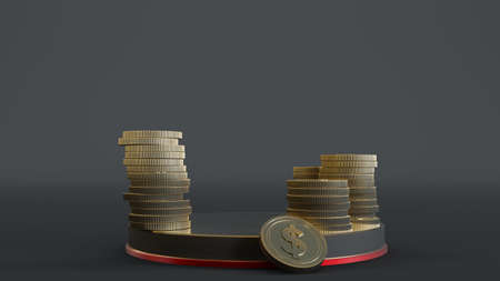 flag of Botswana waving in the wind. Texture can be used as background.. 3D renderの写真素材