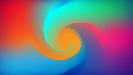 Abstract colorful background with swirls. Vector illustration. Eps 10.の写真素材