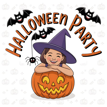 happy halloween design, vector illustration eps10 graphic.の素材