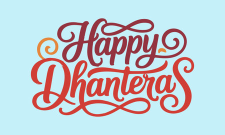 Happy Hanukkah calligraphic inscription. Vector illustration.のイラスト素材