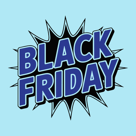 Black Friday sale design template. Black Friday banner. Vector illustration.のイラスト素材