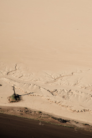 Dead Tree in Deadvlei Namibia at sunriseの写真素材
