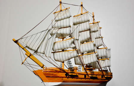 old sailing ship toy