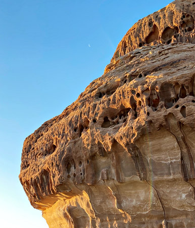 in jordan the scenic valley of dana natural  reserve for walking