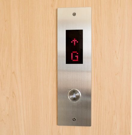 A Modern Elevator Control Panel featuring Floor Buttons for convenient access and aesthetics