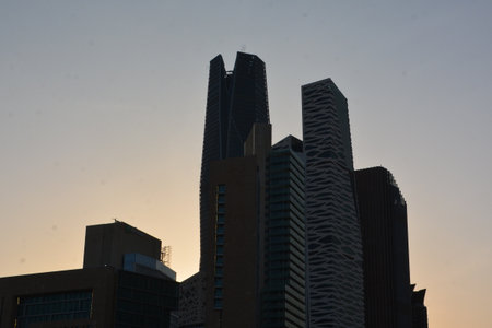 Modern Geometric Architecture at King Abdullah Financial District