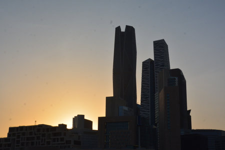 Modern Geometric Architecture at King Abdullah Financial District
