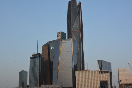 Modern Geometric Architecture at King Abdullah Financial District