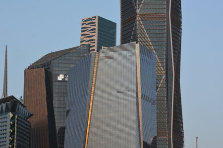 Modern Geometric Architecture at King Abdullah Financial District