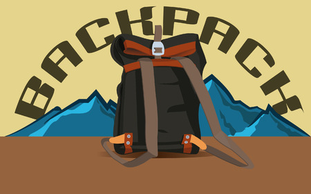 backpack designのイラスト素材