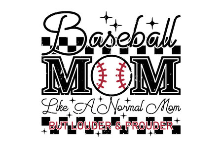 Baseball Mom T-shirt Designのイラスト素材