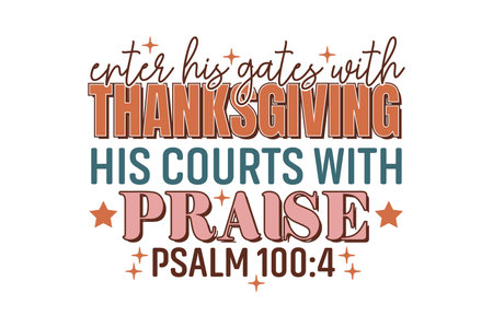 Fall & Thanksgiving, Christian SVG T-shirt Designのイラスト素材