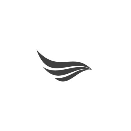 Falcon Wing Logo Template vector icon designのイラスト素材