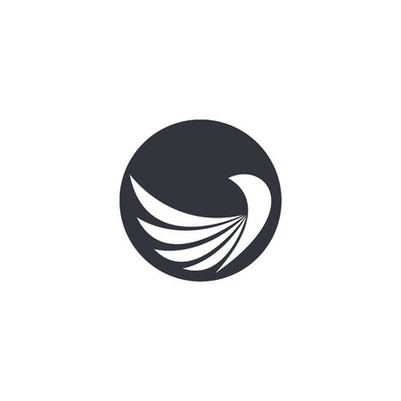 Falcon Wing Logo Template vector icon designのイラスト素材
