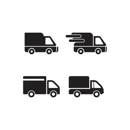 fast delivery logo icon vector designのイラスト素材