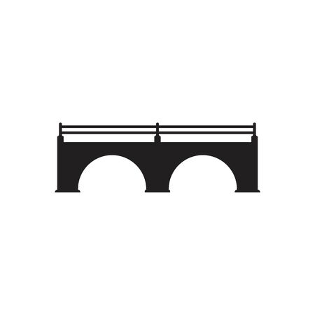 Bridge Logo Template vector icon illustration designのイラスト素材