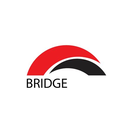 Bridge Logo Template vector icon illustration designのイラスト素材
