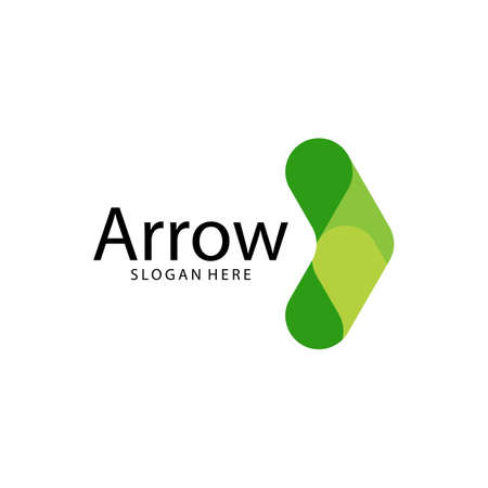 Arrow ilustration logo vector templateのイラスト素材