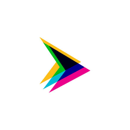 Arrow ilustration logo vector templateのイラスト素材