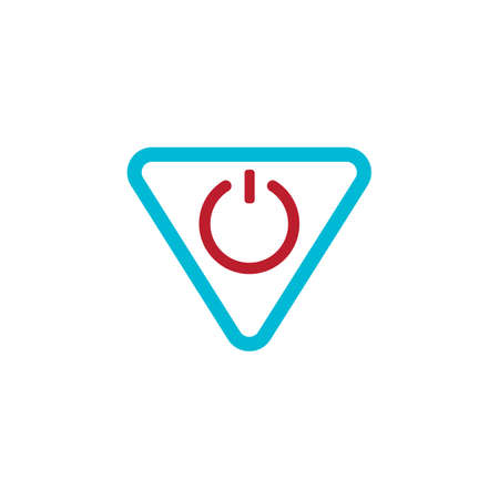 Lightning Logo Template vector icon illustration designのイラスト素材