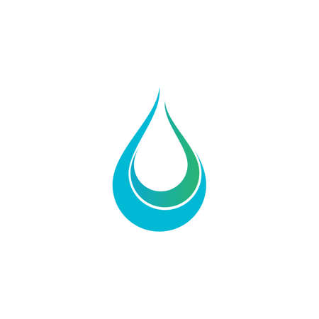 water drop Logo Template vector illustration designのイラスト素材