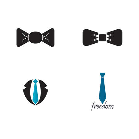 Tie vector template design illustrationのイラスト素材