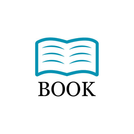 Book Logo Template vector Illustration designのイラスト素材