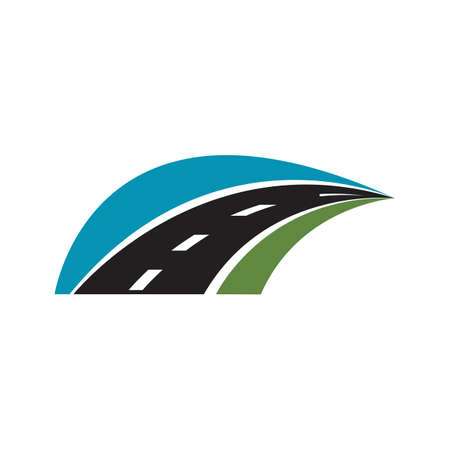 way logo vector template illustrationのイラスト素材