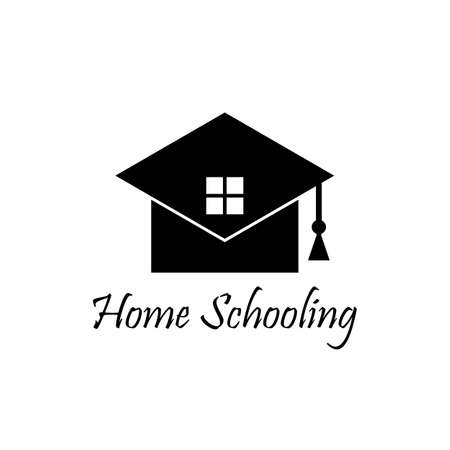 home schooling education vector illustration designのイラスト素材
