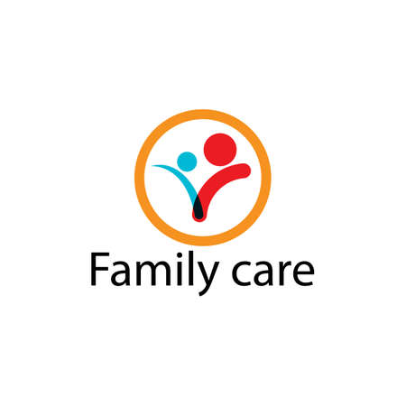 family tree symbol icon logo design templateのイラスト素材