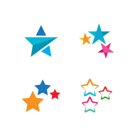 Star Logo Template vector icon illustration design