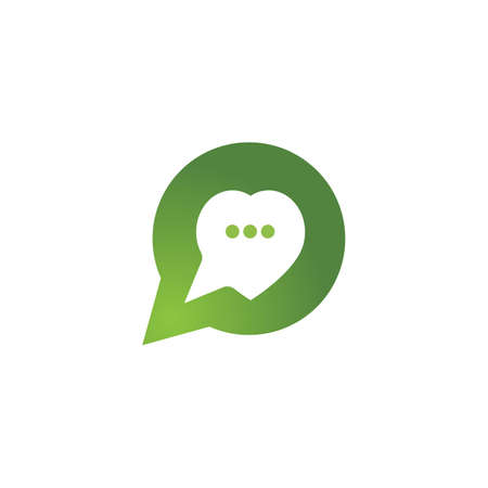 chat icon vector template illustration