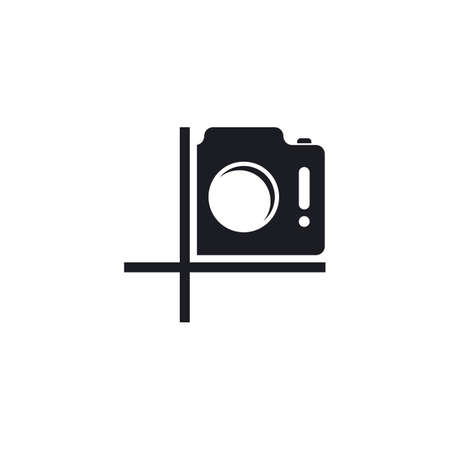 Camera icon vector template illustration designのイラスト素材