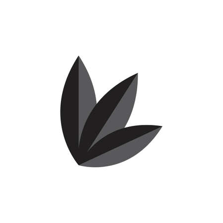 leaf logo ecology nature element vector iconのイラスト素材