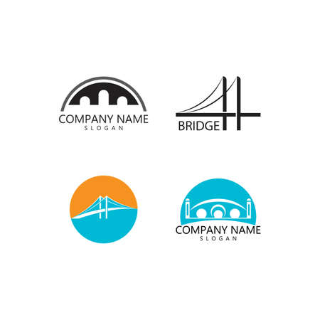 Bridge Logo Template vector icon illustration design