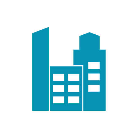 factory building industrial vector icon illustration designのイラスト素材