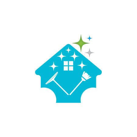 house cleaning vector template illustration designのイラスト素材