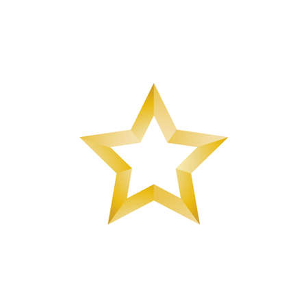 Star sparkle gold Template vector icon illustration designのイラスト素材
