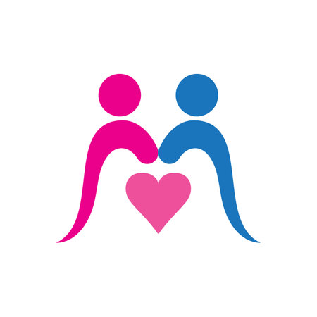 Adoption and community care Logo template vectorのイラスト素材