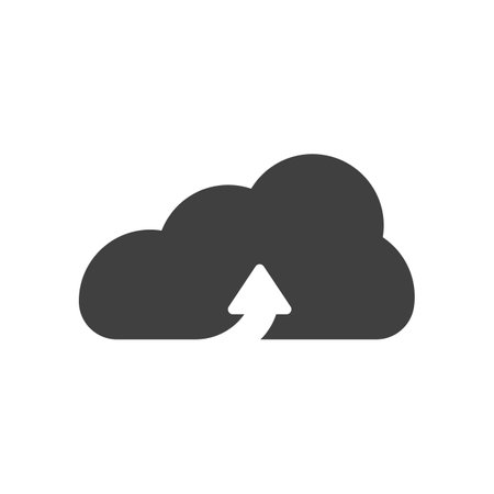 cloud logo vector icon templateのイラスト素材