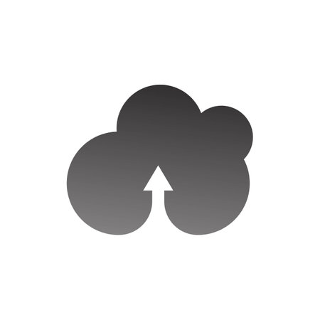 cloud logo vector icon templateのイラスト素材