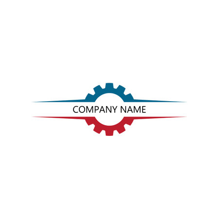 Gear Template vector icon illustration designのイラスト素材