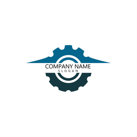 Gear Template vector icon illustration designのイラスト素材