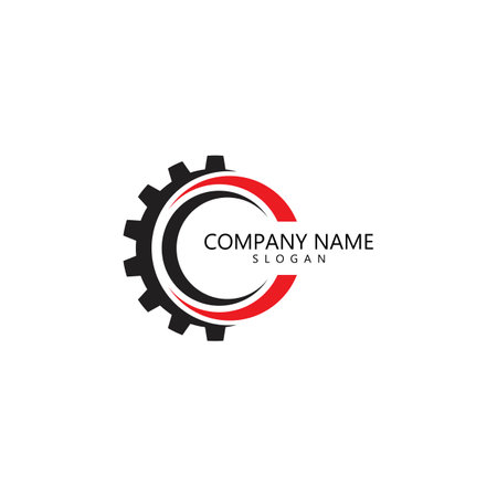 Gear Template vector icon illustration designのイラスト素材