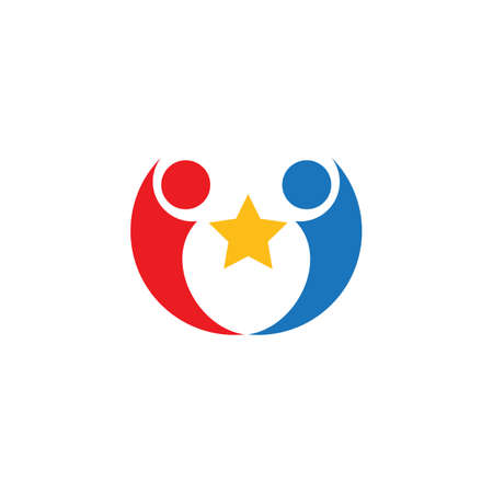 Adoption and community care   template vectorのイラスト素材