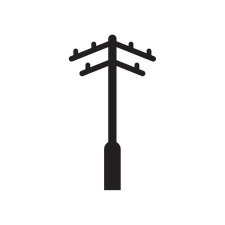 power pole vector icon illustrationのイラスト素材