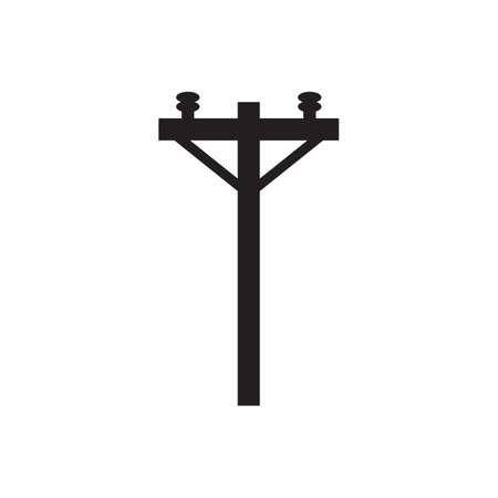 power pole   vector icon illustrationのイラスト素材