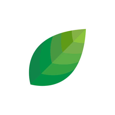 Green leaf logo ecology nature element vector icon